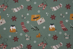 Baumwoll Webware Winter Dream