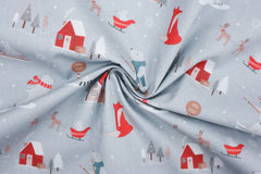 Baumwoll Webware Winter Dream