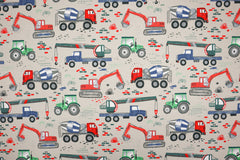 Baumwolljersey Auf der Baustelle