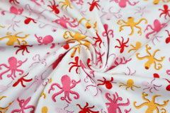 Baumwolljersey Bunte Kraken