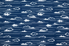 Baumwolljersey Cloudy Sky