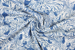 Baumwolljersey Digital Bluette