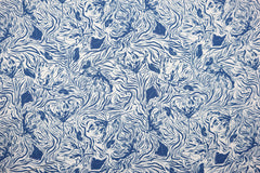Baumwolljersey Digital Bluette