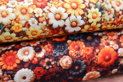 Baumwolljersey Digital Blumenmeer