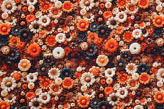 Baumwolljersey Digital Blumenmeer