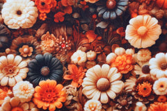 Baumwolljersey Digital Blumenmeer