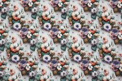 Baumwolljersey Digital Clara Vintage Flower