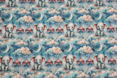 Baumwolljersey Digital Dreamy Elephant