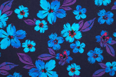 Baumwolljersey Digital Flowers by Poppy
