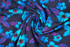 Baumwolljersey Digital Flowers by Poppy