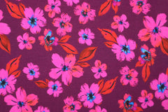 Baumwolljersey Digital Flowers by Poppy