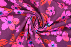 Baumwolljersey Digital Flowers by Poppy
