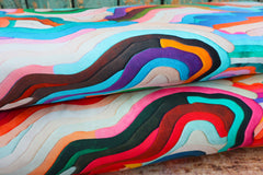 Baumwolljersey Digital Full Wave