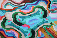 Baumwolljersey Digital Full Wave