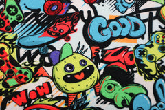 Baumwolljersey Digital Graffiti