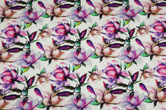 Baumwolljersey Digital Magnolienblüte