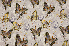 Baumwolljersey Digital Vintage Butterfly