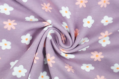 Baumwolljersey Ducks and Flowers GOTS