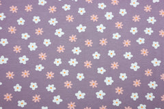 Baumwolljersey Ducks and Flowers GOTS