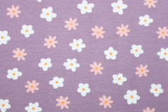 Baumwolljersey Ducks and Flowers GOTS