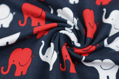 Baumwolljersey Elefantenparade