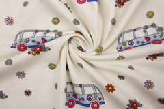 Baumwolljersey Flower Power