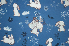Baumwolljersey Häschenwiese Fräulein von Julie 3146