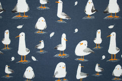 Baumwolljersey Strandmöwen Fräulein von Julie 3586