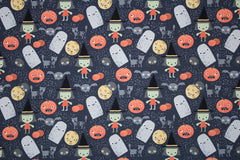 Baumwolljersey Happy Halloween Fräulein von Julie - 3682