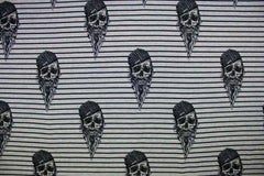 Baumwolljersey Hipster Skulls Fräulein von Julie 2359