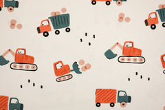 Baumwolljersey Kleine Bauarbeiter