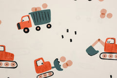 Baumwolljersey Kleine Bauarbeiter