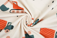 Baumwolljersey Kleine Bauarbeiter