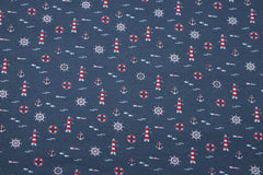 Baumwolljersey Leuchttürme