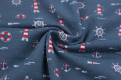 Baumwolljersey Leuchttürme