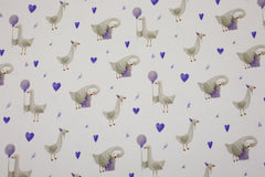 Baumwolljersey Digital Cute Birthday Goose