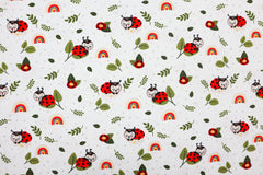 Baumwolljersey Marienkäfer Fräulein von Julie 3681