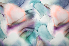 Baumwolljersey Marmor Aquarell