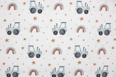 Baumwolljersey Tameos Traktor Fräulein von Julie 3945