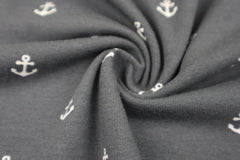 Baumwolljersey Weiße Anker