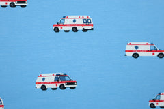 Baumwolljersey Ambulance - türkis