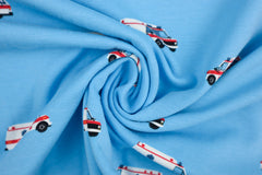 Baumwolljersey Ambulance - türkis