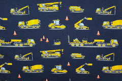 Baumwolljersey Auf der Baustelle