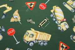 Baumwolljersey Bens Baufahrzeuge