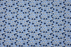 Baumwolljersey Blumenwiese - hellblau