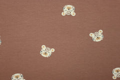 Baumwolljersey Kleiner Leopard