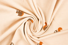 Baumwolljersey Kleine Eichhörnchen