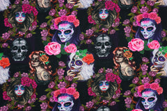 Baumwolljersey Dia de Muertos - Design 1