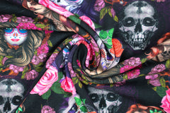 Baumwolljersey Dia de Muertos - Design 1