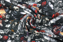 Baumwolljersey Dia de Muertos - Design 2